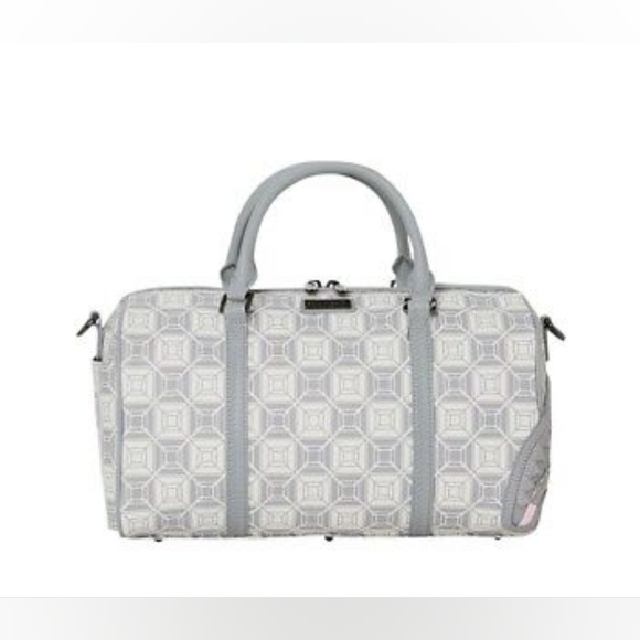 🖤SPRAYGROUND🤍 AI8 Intelligence Booked & Busy Mini Duffle (DED X Sandflower) - Picture 8 of 15